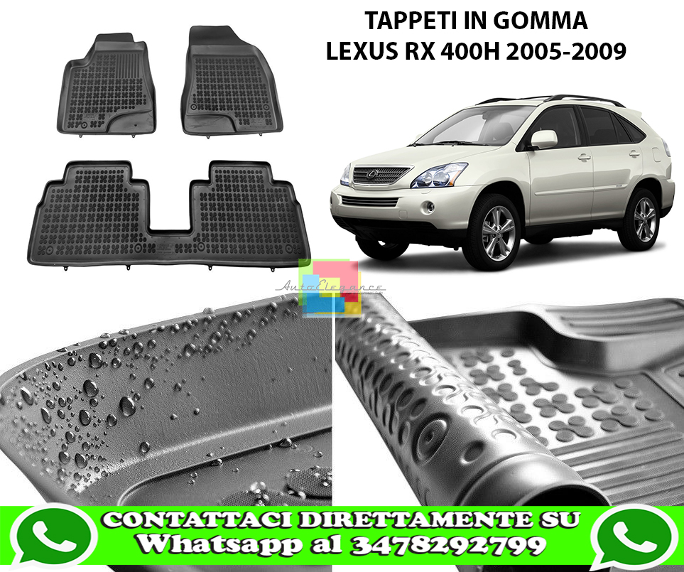 Auto Tappetini Bagagliaio In Pelle per Lexus Serie RX 2009-2015, Full Coverage Tappetino Bagagliaio Moquette Impermeabili Cargo Liner Tappeto Antiscivolo Copri Baule Car Accessori