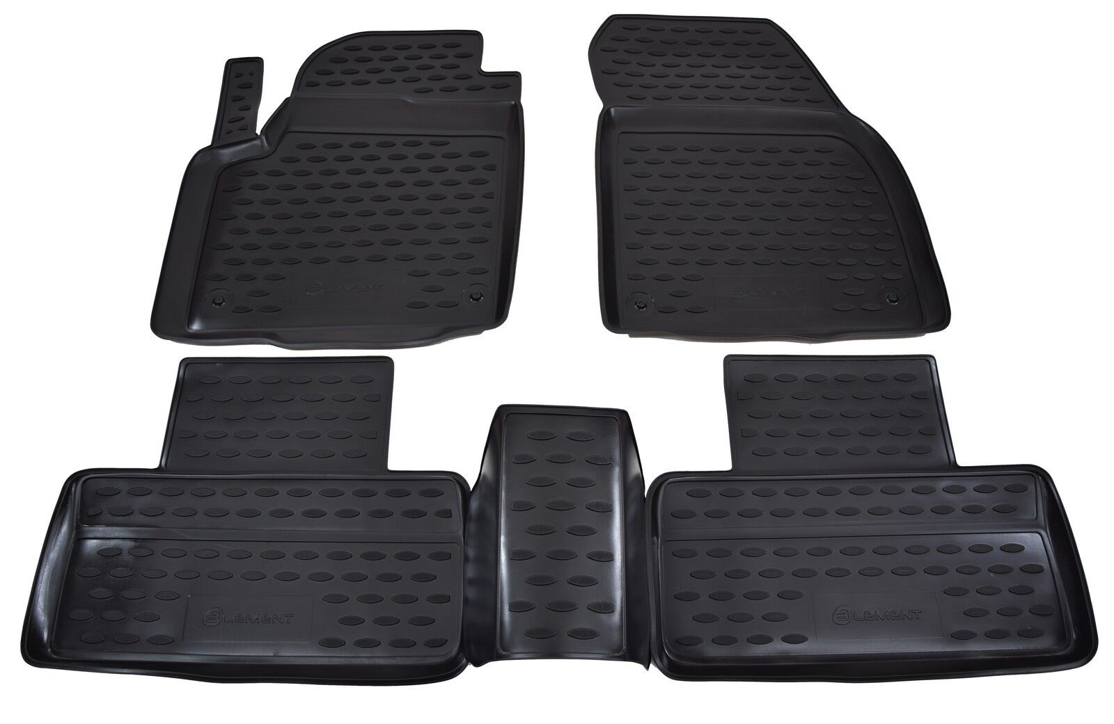 Element Tappetini Auto In Gomma Premium Per Land Rover Range Rover Evoque (2011-2018), Set Da 4 Pezzi, Antiscivolo, Facili Da Pulire - 3