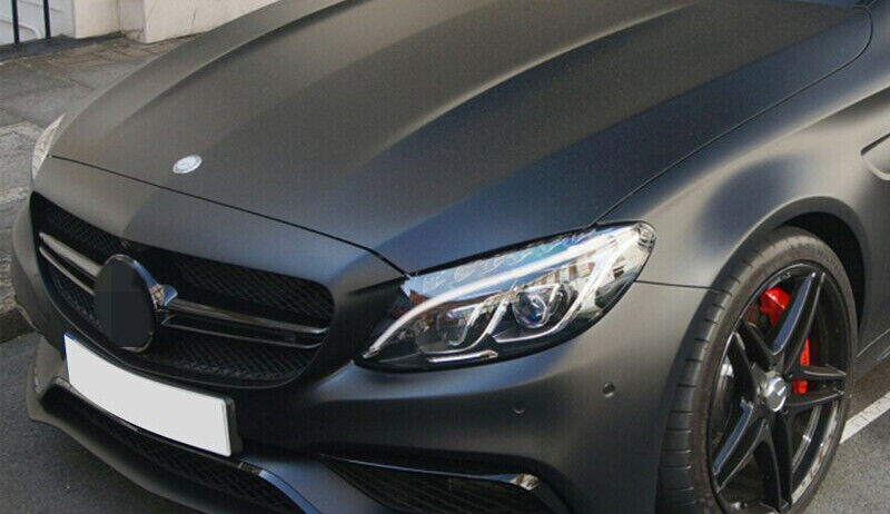 Per Mercedes Benz classe C W205 C63 GT griglia diamantata Panamericana griglia paraurti anteriore Auto Racing Grill 2015-2018 con fotocamera  34
