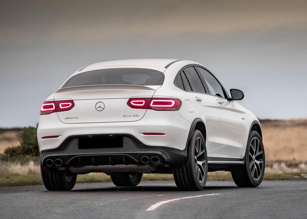 Spoiler Posteriore CAIXCAR Per Mercedes GLC Coup&eacute; C253 Dal 2016 - Nero Lucido