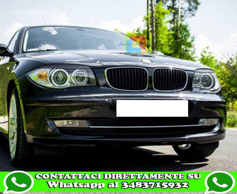 Sopracciglia Paraurti Per BMW Serie 1 E87 E88 E81 E82 - Nero ABS, Adesive E Facili Da Installare | 2008-2013 - Foto 3