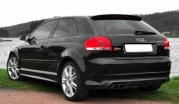 Audi A3 8P 3 Türen 03-08 Diffusor Hinten S3 Unten Stoßstange ABS Sensor