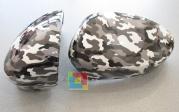 FIAT 500 GRANDE PUNTO PUNTO EVO CALOTTE COPRI SPECCHI FANTASIA MILITARE CAMOUFLAGE