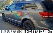 PEDANE LATERALI IN ALLUMINIO ABS PER FIAT FREEMONT 2011+ SOTTO PORTA ..-