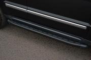 Alluminio Nero Pedane Laterali Barre Predellini Per kia sorento ii (2010-12)
