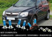OPEL ANTARA SET COMPLETO LAMPADE BLU XENON + LAMPADINE POSIZIONE A LED