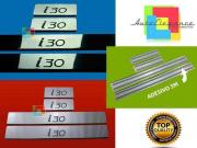HYUNDAI I30 MK2 2011+ PEDANE BATTITACCO LOOK ACCIAIO INOX FINITURA CROMATA