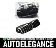 ADAPTÉ BMW SÉRIE 5 G30 G31 LCI SPORT GRILLE DOUBLE BARRE NOIR BRILLANT