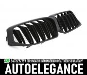 CALANDRE DOUBLE BARRE BMW SERIE 6 G32 LCI GRAN TURISMO SPORT NOIR MAT