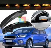 FORD KUGA ECOSPORT 2013-2019 FRECCE SPECCHI NERA FUME  A LED DINAMICA