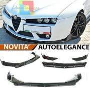 ALFA ROMEO 159 2005-2012 SPLITTER DE PARE-CHOCS AVANT LOOK NOIR BRILLANT RS - 3P