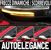VW EOS 2009-2015 FRECCE SPECCHI NERA FUME  A LED DINAMICA