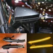 AUDI A6 4G C8 2018+ FRECCE SPECCHI NERA FUME  A LED DINAMICA