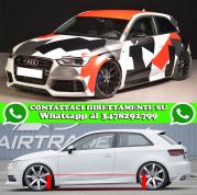 AUDI A3 8V SPORTBACK 3 PORTE 2012-2016 MINIGONNE LATERALI SOTTO PORTA LOOK S-LINE S3