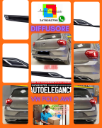 DIFFUSORE POSTERIORE ADATTO PER VW POLO AW1 2017-2020 STANDARD LOOK RLINE