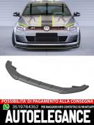 SPOILER SPILTTER ADATTO PER VW Golf 7 LOOK NERO LUCIDO DESIGN SPORTIVO