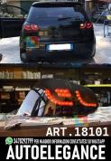 FARI POSTERIORI NERI ADATTI PER VW GOLF 5 V LOOK SPORTIVO