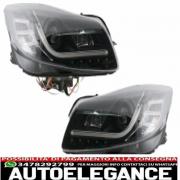fari a led drl adatti per opel insignia (2008-2012) luci diurne nere