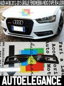 Grids Nebelscheinwerfer Schwarz Details, Chrom Design RS4 für Audi A4 B8 2012+