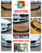 SPLITTER ADATTO PER BMW SERIE 6 F06 2013-2015 MSPORT LOOK NERO LUCIDO
