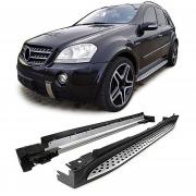 Protezione laterale pedane in alluminio stile OE con ABE per Mercedes ML W164 05
