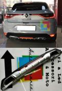 Renault Megane 4 Diffusor Unten Stoßstange Diffusor Anschlüsse Rechteckig Rs