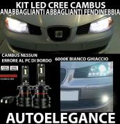 Seat Ibiza III 6L Croisement Route Feu de Brouillard LED 16.000LM - Ampoule - At
