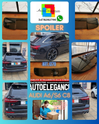 SPOILER TETTO ADATTO PER AUDI A6/S6 C8 AVANT 2018+ LOOK RS6 NERO LUCIDO