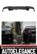 Diffusore d'aria a doppia uscita adatto per BMW Serie 5 F10 F11 (2011-2017) M-Pe