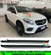 PEDANE LATERALI SOTTO PORTA MERCEDES GLE COUPE C292 2015+ TOP QUALITA' ALLUMINIO