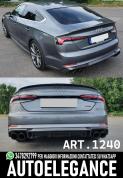 DIFFUSORE ADATTO PER AUDI A5 F5 SLINE ---GREZZO--- LOOK TUNING