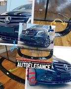 SPLITTER ADATTO PER MERCEDES VITO W447 STANDARD 2014+ LOOK NERO LUCIDO V3