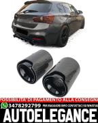 TERMINALI IN CARBONIO ADATTI PER BMW SERIE 1 F20 F21 LOOK SPORTIVO