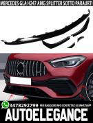 MERCEDES GLA H247 AMG SPOILER DE LÈVRE DE PARE-CHOC AVANT NOIR AMG A45 0451