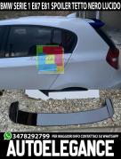 BMW Serie 1 E87 E81 2004-2011 Heckspoiler Sul Dach Look M Schwarz Glänzend