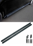 Pedane laterali nere modello corto per VW Transporter Mk6 T6 Caravelle 2015+