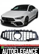 GRIGLIA SPORTIVA CROMATA NERA ADATTA PER MERCEDES CLA C118 X118 DAL 2019+