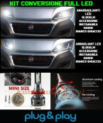 Fiat Ducato à Partir De 2014 + Set LED Ampoules Feux + Croisement 16.000LUMEN