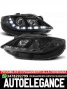 FARI ANTERIORI DAYLIGHT NERO ADATTI per SEAT IBIZA 6J 06.08-12