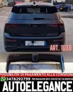 SPOILER POSTERIORE ADATTO PER VW GOLF 8 LOOK NERO LUCIDO DESIGN SPORTIVO