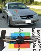 Mercedes CLK W209 2002-2010 Kühlergrill Schwarz Gitter Vorne Look AMG
