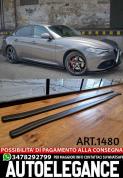 SOTTOMINIGONNE ADATTE PER ALFA ROMEO GIULIA SPECIFICHE NERO OPACO LOOK SPORTIVO