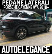 PORSCHE CAYENNE 9YA 2018+ PEDANE LATERALI SOTTO PORTA ANTISCIVOLO .-