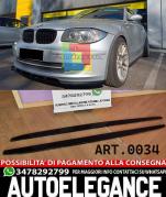 SOTTO MINIGONNE NERO LUCIDO ADATTE PER BMW SERIE 1 E81 E87 LOOK SPORTIVO