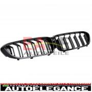 griglia reni griglia doppia barra nera lucida per bmw serie 5 g30 g31 prima del