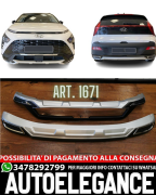 KIT ANTERIORE + POSTERIORE ADATTO PER HYUNDAI BAYON 1 2021+ LOOK LUXURY