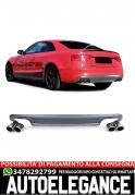 Diffusore posteriore  terminali di scarico  adatto  per Audi A5 8T 11-17