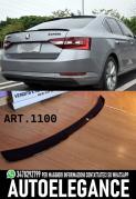 SPOILER DE COFFRE SKODA SUPERB MK3 2015+ LOOK F80 NOIR BRILLANT