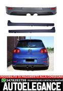 Minigonne laterali di estensione paraurti posteriore adatte per VW Golf V (2003-
