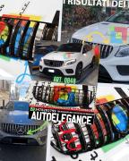 CALANDRE ADAPTÉ À MERCEDES GLE COUPÉ C292 2015-2018 LOOK CHROME